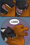  absurd_res bite colored comic domestic_cat english_text felid feline felis feral hi_res invalid_tag jake_warrior_cats) mammal page_(disambiguation) shaded tagme talltail_(warriors_cats) text thathornycat 