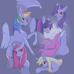 1:1 2019 alternate_species applejack_(mlp) arareroll bat_pony earth_pony equid equine fangs feathered_wings feathers female feral fluttershy_(mlp) friendship_is_magic full_moon group hair hi_res horn horse looking_at_viewer mammal moon my_little_pony pinkie_pie_(mlp) pony pterippus rainbow_dash_(mlp) rarity_(mlp) twilight_sparkle_(mlp) unicorn wings 