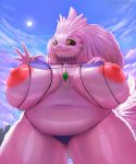  anthro anthrofied areola beach big_areolas big_breasts blush breasts clothed clothing detailed_background digital_media_(artwork) dragon embarrassed female fluffy front_view fupa fur furred_dragon glistening hair heavy hi_res huge_breasts legendary_pok&eacute;mon long_hair mammal nintendo nipples non-mammal_breasts outside overweight partially_clothed pink_areola pok&eacute;mon pok&eacute;mon_(species) pok&eacute;morph pussy remadi reshiram sea seaside shy sky solo thick_thighs thousandfoldfeathers video_games voluptuous water white_fur 