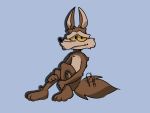  2019 4:3 absurd_res anthro canid canine canis coyote hands_on_legs hi_res looney_tunes male mammal mrxphilip warner_brothers wile_e._coyote yellow_sclera 
