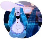  1girl absurdres breasts charlotte_amande cleavage highres large_breasts long_hair one_piece 