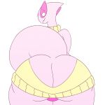  1:1 2018 animated anthro backsack balls big_butt blush butt clothed clothing girly hi_res legendary_pok&eacute;mon lightningfire12 looking_at_viewer lugia male nintendo pok&eacute;mon pok&eacute;mon_(species) rear_view solo thick_thighs video_games 