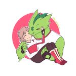  1:1 clothing eyes_closed hi_res human kissing kyle_(she-ra) lizard male male/male mammal melonbiscuit muscular princesses_of_power reptile rogelio scalie 