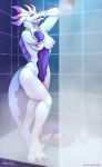  allyson_(lieutenantskittles) bathroom breasts capcom female mizutsune monster_hunter nude shower solo spinal22 video_games 