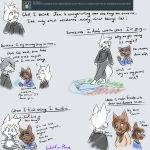  1:1 aaron_(wolfie-pawz) anthro ask_blog brown_fur canid canine canis fur jen_ambler mammal maya_turner tagme white_fur wolf wolfie-pawz 