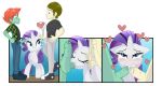  &lt;3 ball_suck balls belt bestiality blue_eyes blush brown_hair clothed clothing comic cum cum_in_mouth cum_inside digital_media_(artwork) double_fellatio double_oral double_penetration drooling enookie equestria_girls equid equine erection fellatio female feral footwear friendship_is_magic fur group group_sex hair hi_res horse human human_on_feral humanoid_penis interspecies kiss_mark male male/female mammal my_little_pony oral oral_penetration orgasm pants penetration penile penis pony purple_hair rarity_(mlp) red_eyes red_hair saliva sex shirt shoes smile sneakers sucking teal_skin threesome topwear white_fur 