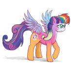  1:1 applejack_(mlp) cutie_mark equid equine female fluttershy_(mlp) friendship_is_magic fusion horn horse mammal my_little_pony pinkie_pie_(mlp) rainbow_dash_(mlp) rarity_(mlp) sean_mirrsen solo twilight_sparkle_(mlp) unicorn 