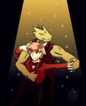  astrixaura clothing dancing hi_res human kyle_(she-ra) lizard male male/male mammal muscular princesses_of_power reptile rogelio scalie 