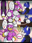  2019 absurd_res avian bird comic fan_character hi_res hirundinid invalid_background sonic_(series) sonic_riders store swallow_(bird) taillove_(artist) wave_the_swallow 