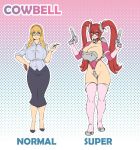  animal_humanoid big_breasts bovid bovid_humanoid bovine bovine_humanoid breasts cleavage clothed clothing cowbell_(drzexxck) doctorzexxck female human humanoid mammal 