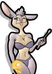  2021 alpha_channel anthro clothing digital_drawing_(artwork) digital_media_(artwork) emoji female fur happy head_tuft hi_res holiday_cheermaster lagomorph leporid long_ears mammal one_eye_closed pink_body pink_fur purple_eyes rabbit raised_arm riley_(scratch21) scratch21 simple_background smile solo standing tan_body tan_fur tongue tongue_out transparent_background tuft underwear wink 