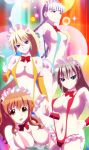  4girls bikini highres mahou_shoujo_tokushusen_asuka mia_cyrus mugen_kurumi multiple_girls ootorii_asuka screencap stitched swimsuit tamara_volkova third-party_edit 