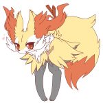  &lt;3 blush braixen dipstick_tail inner_ear_fluff looking_at_viewer multicolored_tail nintendo nyaswitchnya pok&eacute;mon pok&eacute;mon_(species) stick video_games 
