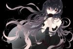  black black_hair dress flowers long_hair naoto original rose 