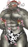  abs absurd_res blush bovid bovine clothing cum cum_through_clothing erection gyumao hi_res japanese_text lactating male male_lactation mammal muscular muscular_male nipple_piercing nipple_ring nipples pecs piercing speedo sugino16 swimwear tenting text tokyo_afterschool_summoners video_games wet wet_clothing 
