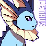  1:1 alternate_color animated blush digital_media_(artwork) eeveelution feral looking_at_viewer low_res nintendo one_eye_closed pc-doodle pixel pixel_(artwork) pixel_animation pok&eacute;mon pok&eacute;mon_(species) smile smirk solo vaporeon video_games wink 