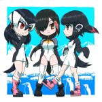  1:1 2017 absolute_territory ad&eacute;lie_penguin ad&eacute;lie_penguin_(kemono_friends) ambiguous_gender animal_humanoid arctic armwear avian avian_humanoid biped bird black_feathers black_hair black_tail blonde_hair blush boots border breast_size_difference breasts brown_eyes chinstrap_penguin chinstrap_penguin_(kemono_friends) clothed clothing digital_drawing_(artwork) digital_media_(artwork) dress elbow_gloves emperor_(kemono_friends) emperor_penguin eye_contact eyebrows eyelashes feathers female female_focus feral footwear front_view frown fully_clothed glistening glistening_hair gloves group hair hair_highlights hair_over_eye headphones humanoid humanoid_focus jacket japanese kemono_friends knock_kneed legwear leotard light light_skin lighting looking_at_another looking_at_viewer medium_breasts mountain multicolored_hair on_one_leg outside_border penguin penguin_humanoid raised_leg red_eyes red_hair red_highlights shadow side_view small_breasts smile socks standing suspicious tail_feathers tan_skin thigh_gap thigh_highs thinking two_tone_hair water white_border white_hair zipper いちにの 
