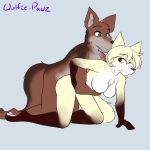  1:1 2019 anthro anthro_on_anthro big_breasts biped blush breasts brutus_(twokinds) canid canine canis clovis_(twokinds) digital_media_(artwork) digitigrade duo eyebrows eyelashes featureless_breasts female fox from_behind_position hair happy happy_sex humanoid_hands hybrid kneeling long_hair looking_back male male/female mammal pawpads sex simple_background smile twokinds webcomic wolf wolfie-pawz 