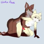  1:1 2019 animal_genitalia animal_penis anthro anthro_on_anthro balls biped blush brutus_(twokinds) canid canine canine_penis canis clovis_(twokinds) digital_media_(artwork) digitigrade duo erection eyebrows eyelashes fox from_behind_position hair happy happy_sex humanoid_hands hybrid kneeling long_hair looking_back male male/male mammal pawpads penis sex simple_background smile twokinds webcomic wolf wolfie-pawz 