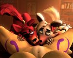  2019 3d_(artwork) animatronic anthro ass_up bow breasts butt canid canine collaborative_cunnilingus crossgender cunnilingus digimon digimon_(species) digital_media_(artwork) eye_patch eyewear female female/female female_pov first_person_view five_nights_at_freddy&#039;s five_nights_at_freddy&#039;s_2 fox foxy_(fnaf) group group_sex hi_res kosatka looking_at_viewer machine mammal mangle_(fnaf) oral receiving_pov renamon robot sex source_filmmaker spread_legs spreading threesome tongue vaginal video_games yellow_eyes 