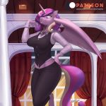  1:1 2019 amulet anthro breasts clothed clothing digital_media_(artwork) equid feathered_wings feathers female friendship_is_magic fully_clothed hair horn kevinsano mammal midriff multicolored_hair multicolored_tail my_little_pony patreon princess_cadance_(mlp) purple_eyes signature smile solo url winged_unicorn wings 