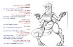  alcohol anthro beverage big_breasts blush breasts clothing confusion dialogue dragon female hair legwear navel nipples open_mouth short_hair simple_background slightly_chubby solo standing stockings torn_clothing transformation unseen_character watsup white_background wide_hips 