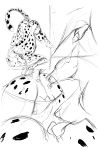  2019 bestiality canid canine canis cheetah clothing comic cover cover_page dergepard_(artist) digital_media_(artwork) domestic_cat domestic_dog felid feline felis feral hi_res invalid_tag mammal monochrome nude panties penis sketch solo spots underwear 