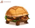  burger cryptid-creations food food_creature reptile scalie solo turtle 