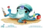  cephalopod cryptid-creations doctor first_aid_kit marine mollusk octopus saw smile solo syringe tools 