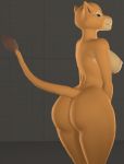  3d_(artwork) anthro anthrofied big_breasts big_butt blue_eyes breasts butt digital_media_(artwork) disney felid female fur hourglass_figure lion looking_at_viewer looking_back mammal nala nude pantherine side_boob sitrolin solo source_filmmaker tan_fur the_lion_king thick_thighs wide_hips yellow_sclera 