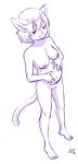  anthro aogami breasts domestic_cat felid feline felis female mammal navel nipples nude pregnant raven_(zeikcied) 