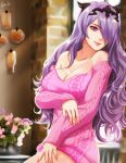  1girl bare_shoulders breasts camilla_(fire_emblem_if) cleavage fire_emblem large_breasts long_hair nintendo purple_hair tagme 