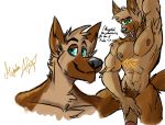  abs absurd_res alejandrogsd_(artist) canid canine canis domestic_dog hi_res male mammal muscular muscular_male pecs penis 