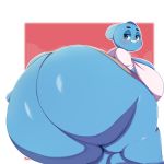  1:1 2019 big_breasts big_butt bottomless breasts butt cartoon_network clothed clothing domestic_cat felid feline felis female hi_res huge_breasts huge_butt mammal nicole_watterson overweight overweight_female solo the_amazing_world_of_gumball vividdreams 