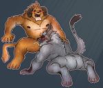  black_fur blush butt charr cum felid fur guild_wars hi_res horn hotoshuken humanoid_penis male male/male mammal masturbation muscular muscular_male nipples oral orange_fur penile penile_masturbation penis red_eyes simple_background video_games white_fur 