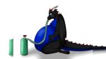  16:9 air_inflation belly big_belly dragon green_eyes hose inflation 