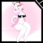  2019 amanda_(artesjsc) anthro artesjsc breasts butt clothing digital_media_(artwork) female hair looking_at_viewer reptile scalie smile solo thick_thighs 