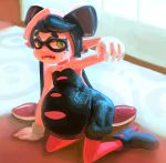  2015 belly callie_(splatoon) clothed clothing ear_piercing female footwear fully_clothed gloves humanoid inkling nintendo overweight piercing shoes solo splatoon susfishous tentacle_hair tentacles video_games 