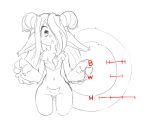  anthro bovid caprine female fur goat hooves horn kemono looking_at_viewer mammal model_sheet orenjipiiru solo white_fur young 