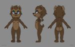  2019 anthro blue_eyes butt canid canine canis cub digital_media_(artwork) eyelashes female fur hair hi_res hotel_transylvania looking_at_viewer mammal model_sheet nipples nude pussy simple_background solo standing were werecanid werecanine werewolf winnie_werewolf_(hotel_transylvania) wolf young zekromlover 