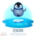  avian bird cryptid-creations floating ice meditation penguin solo 