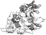  &lt;3 all_fours anal anal_penetration blush breath doggystyle duo from_behind_position girly huff lucario male male/male mega_evolution mega_lopunny nintendo penetration pok&eacute;mon pok&eacute;mon_(species) sex sincerity_gender tagme video_games 