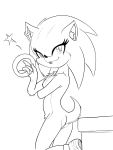  anthro butt crossgender ear_piercing ear_ring hi_res larrykitty piercing ring sonic_(series) sonic_movie sonic_the_hedgehog star 