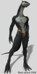  3d_(artwork) black_jackal clothing digital_media_(artwork) lizard lizzy male reptile scalie solo swimwear 