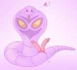  2019 anatomically_correct animal_genitalia animal_penis arbok blush cloaca digital_media_(artwork) dripping erection feral hemipenes hi_res horizontal_cloaca looking_at_viewer male metalisk multi_penis nintendo penis pink_cloaca pinup pok&eacute;mon pok&eacute;mon_(species) pose precum presenting presenting_penis purple_body reptile saliva scalie simple_background snake snake_hood solo tongue tongue_out video_games 