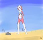  16:15 anthro beach bikini bra clothed clothing fur hi_res lycanroc multicolored_fur nintendo pok&eacute;mon pok&eacute;mon_(species) red_fur seaside swimwear two_tone_fur underwear video_games white_fur yiffmachine 