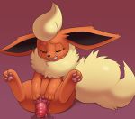  3_toes chest_tuft clenched_teeth clitoris crying ears_down eeveelution female feral flareon fluffy fluffy_ears fluffy_tail fur hi_res humiliation long_ears nintendo pawpads pink_pawpads pivoted_ears pok&eacute;mon pok&eacute;mon_(species) prolapse pussy pussy_juice red_fur slimefur snout solo spread_legs spread_pussy spreading tan_fur tears teeth toes tuft vaginal_prolapse video_games 