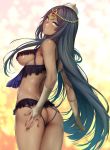  ass fate/grand_order lingerie pantsu scheherazade_(fate/grand_order) thong underboob zucchini 