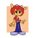  bovid caprine femaleclothed fur hair horn lammy_lamb mammal parappa_the_rapper red_hair sheep um_jammer_lammy video_games yellow_fur 