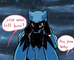  2019 age_difference black_fur blue_fur canid canine canis digital_media_(artwork) duo english_text female fur lucario male mammal mother mother_and_son nintendo parent pok&eacute;mon pok&eacute;mon_(species) red_eyes riolu secrets-from-dark son text video_games young 
